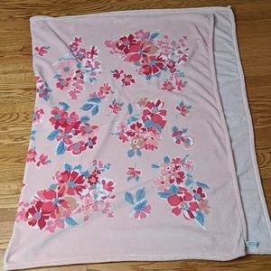 Vera Bradley throw blanket, pretty posies pink